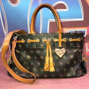 Dooney & Bourke Rainbow DB initial bag
